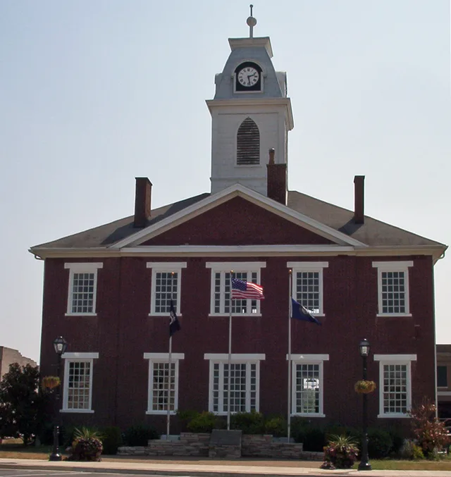 The courthouse of Todd County, Kentucky in the city of Elkton