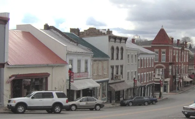 Downtown Flemingsburg, Kentucky across from the Fleming County courthouse. This is an image of a place or building that is listed on the National Register of Historic Places in th...