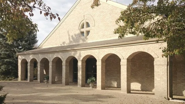 BAPS Shri Swaminarayan Mandir (formerly Goshen Methodist Church), Louisville, KY is located in the northern suburbs between Church Side drive and Churchill Parkway, Goshen.