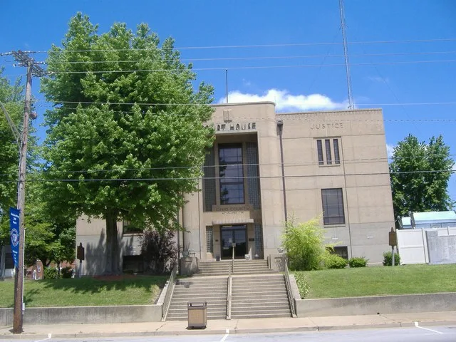 Front of the Ohio County Courthouse , located along U.S. Route 231 and Kentucky Route 69 on Courthouse Square in Hartford , Kentucky , United States . Built in 1943, it is part of...