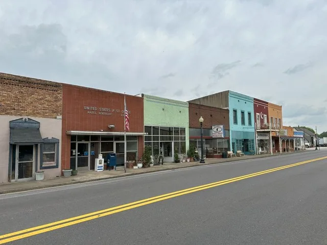 Central Hazel Historic District Scene pictured is the west side of Main Street.