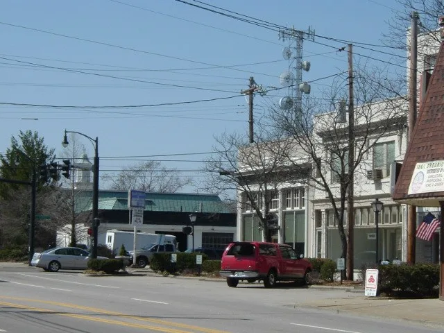 Downtown Jeffersontown, Kentucky.