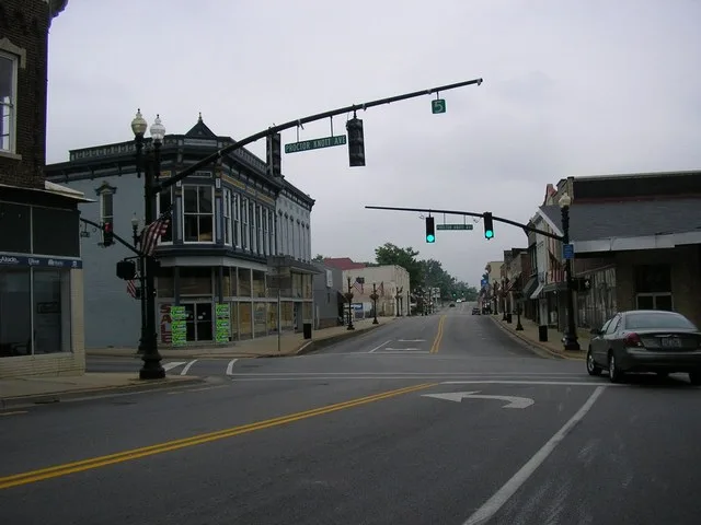 Downtown Lebanon, Kentucky , USA
