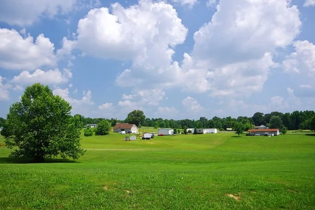 Houses in McHenry, Kentucky, United States, viewed from McHenry Church Road.