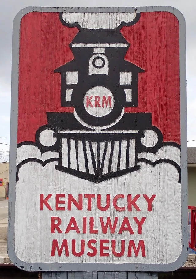 Entrance to Kentucky Railway Museum in New Haven, Kentucky