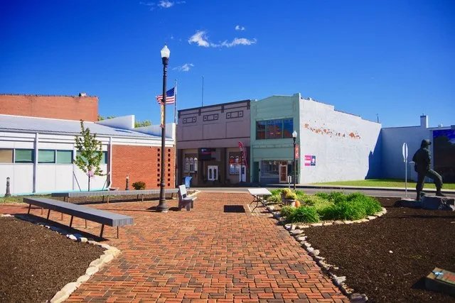 Main Street Park in Providence, Kentucky, United States.