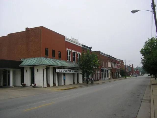 Downtown Taylorsville, Kentucky, USA This is an image of a place or building that is listed on the National Register of Historic Places in the United States of America . Its refer...