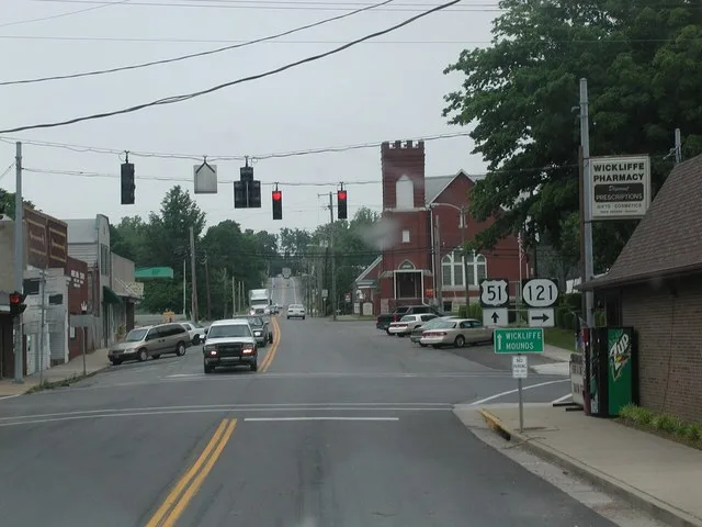 Downtown Wickliffe, Kentucky, United States