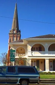 St. Mary Magdalene Church's Rectory as seen from the square in 2001.