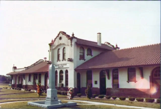 Kansas City Southern Depot in DeQuincy, Louisiana. This is an image of a place or building that is listed on the National Register of Historic Places in the United States of Ameri...