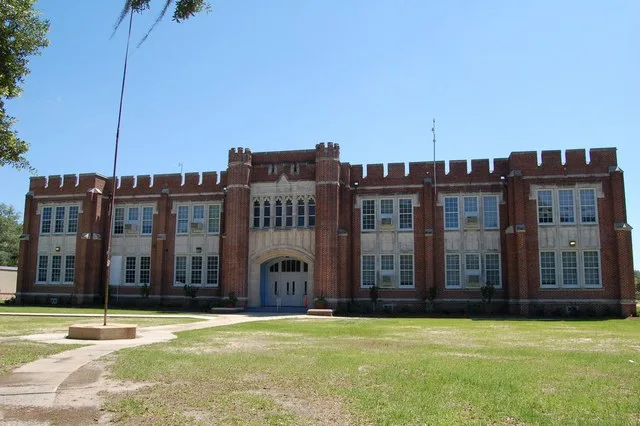 Franklinton Middle School in Louisiana (former Franklinton High School)