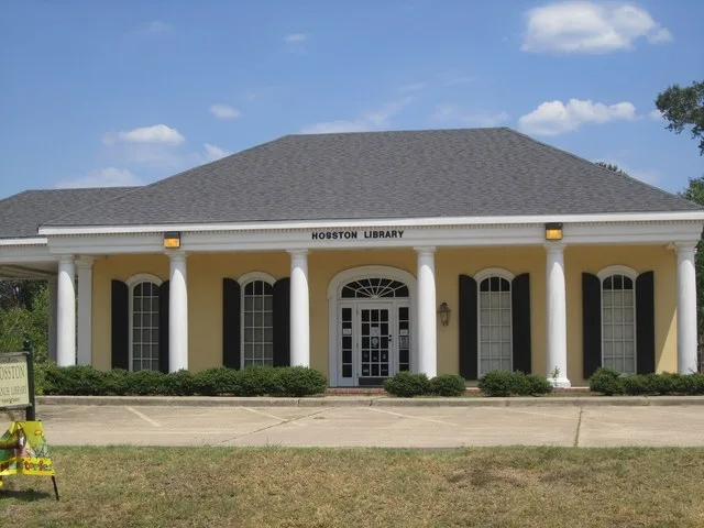I took photo of Hosston Library in Hosston, LA, with Canon camera.