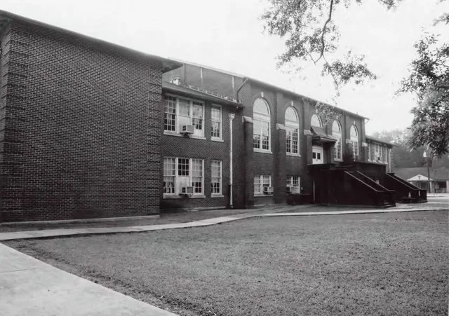 1937 Iowa High School in Iowa, Louisiana. This is an image of a place or building that is listed on the National Register of Historic Places in the United States of America . Its...