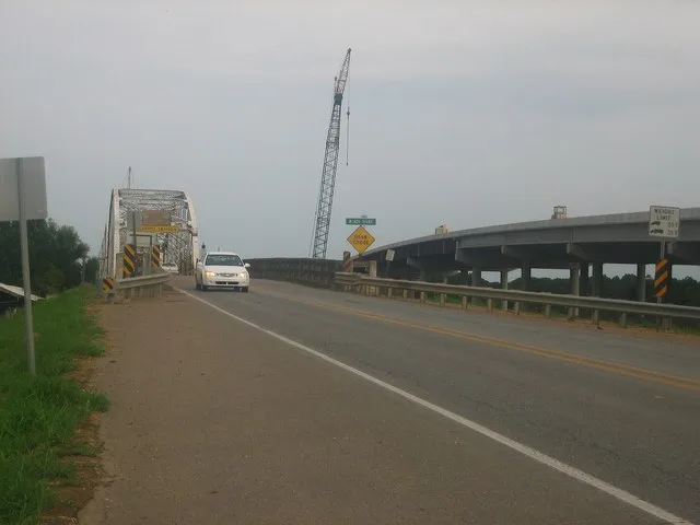 Black River Bridge in Jonesville, Louisiana.