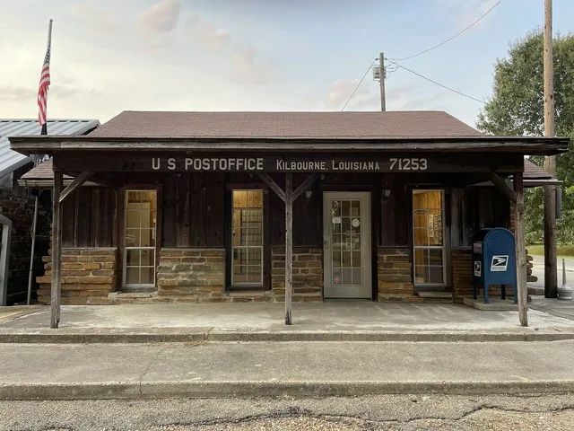 Post Office in Kilbourne, Louisiana.