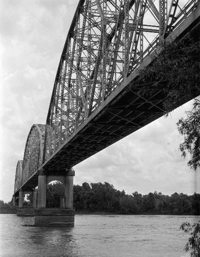 Library of Congress "Krotz Springs Bridge, Spanning Atchafalaya River, Krotz Springs, St. Landry Parish, LA" Alternate Titles: U.S. Route 190 Bridge Atchafalaya River Bridge