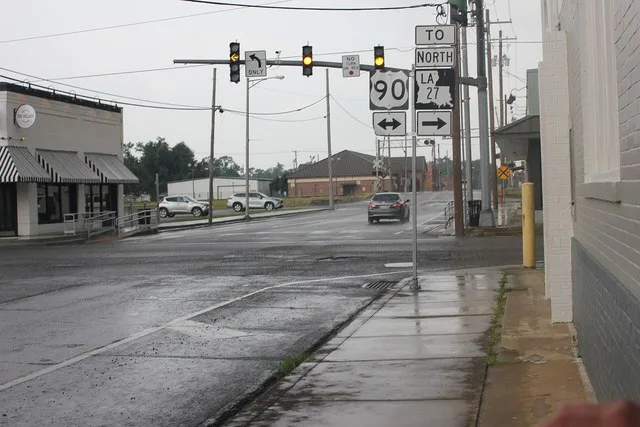Sulphur, Louisiana, downtown.