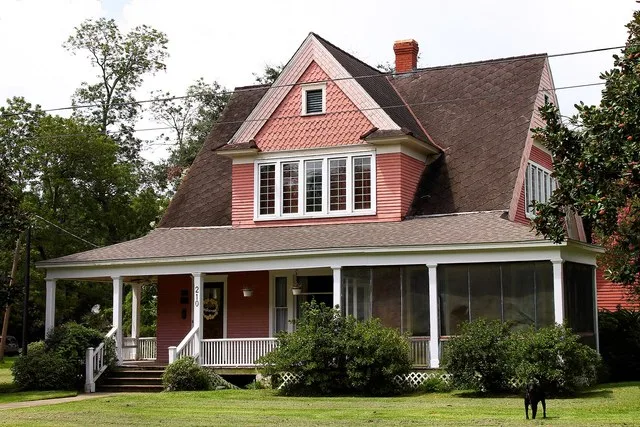The Calkins-Orvis House in Welsh, Louisiana, United States was built in 1901 and listed on the National Register of Historic Places on May 8, 1998.