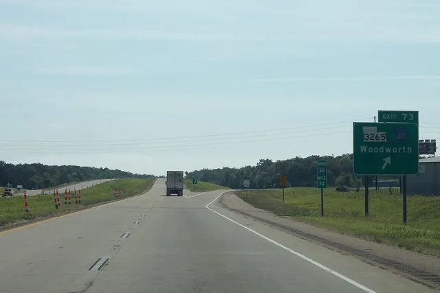 I-49 South - Exit 73 - LA3265 Woodworth