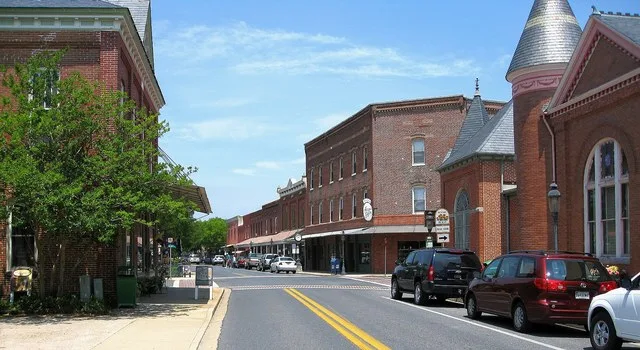 Street view of Berlin, Maryland