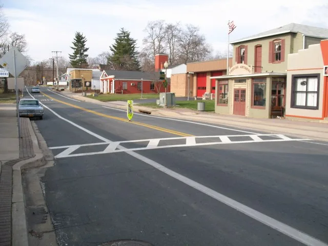 MD 564 at Chapel Avenue, old Bowie , Maryland