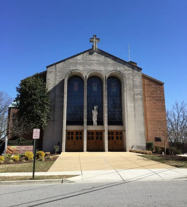 Front view of St Ambrose, Cheverly, MD
