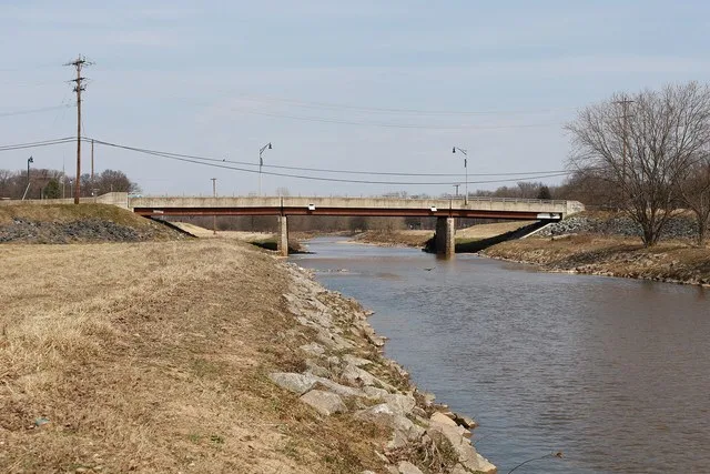 Decatur Street Bridge over the Northeast Branch Anacostia River in 2021
