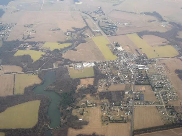 Aerial photos from flight: Baltimore to Philadelphia