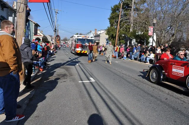 APG Garrison Commander Col. James E. Davis represented Aberdeen Proving Ground during the Cecil County holiday parade in North East, Maryland Dec. 5. Davis was joined by his daugh...