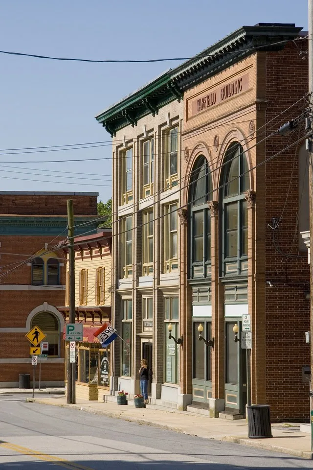 Sykesville Historic District , Downtown Sykesville, Maryland, USA