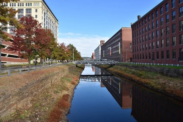 North Canal in Lawrence, Massachusetts on October 16, 2022.