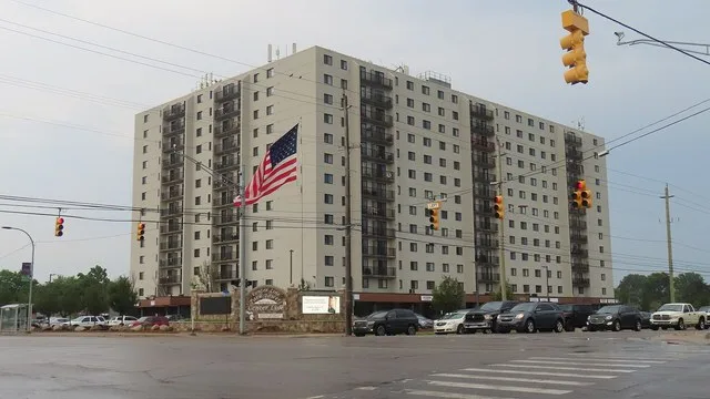 Center Line Park Towers, the tallest building in Center Line, Michigan.