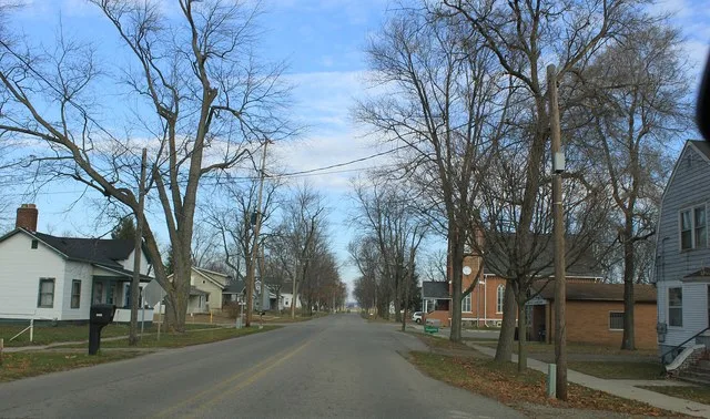 State Street facing north, Clayton, Michigan