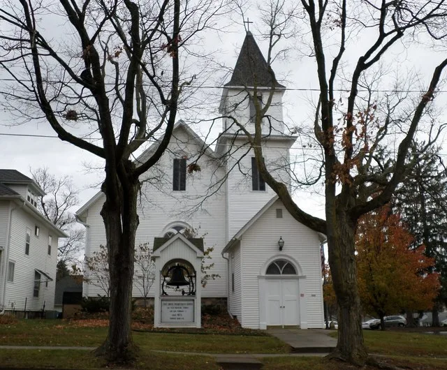 The Dimondale Presbyterian Church, located at 162 N. Bridge St, Dimondale, MI.