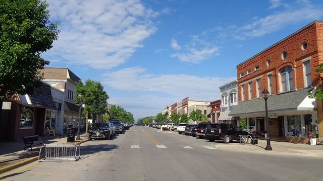 Depicted place: Elk Rapids