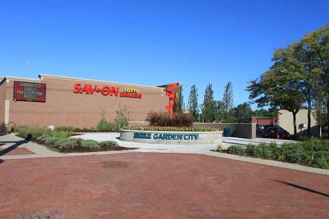 Downtown Garden City Michigan Welcome Sign, Northwest corner of Ford Road and Middlebelt Road.