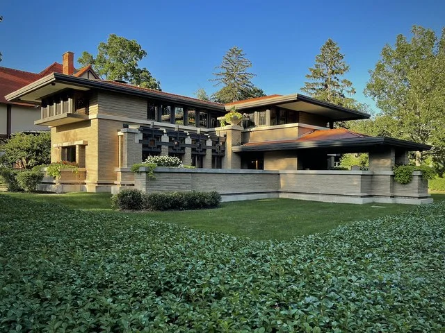 Meyer May House, a Frank Lloyd Wright-designed house, in Grand Rapids, Michigan.