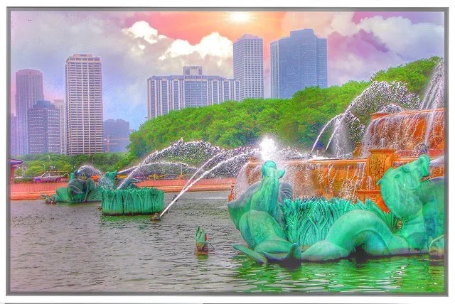 Chicago Illinois ~ Buckingham Fountain ~ Grant Park