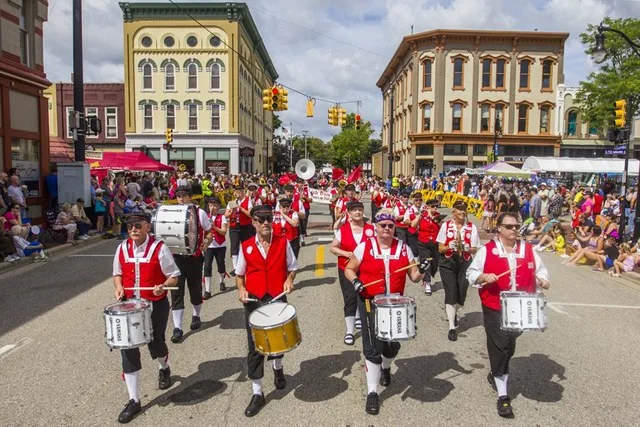 Danish Festival Band, Greenville, Michigan,