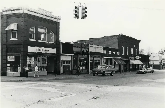 Bridge Street-Broad Street Historic District - Bridge Street south, at Broad This is an image of a place or building that is listed on the National Register of Historic Places in...