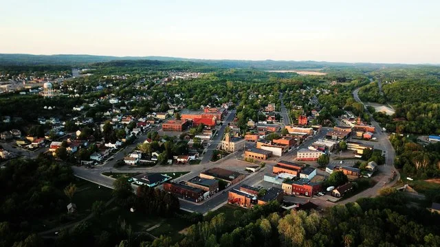 Downtown Negaunee, Michigan, 2018.