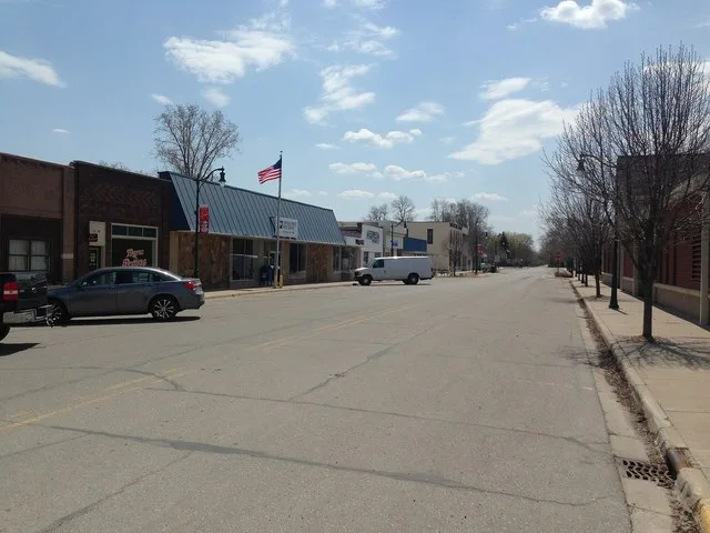 Downtown Pinconning, Michigan.