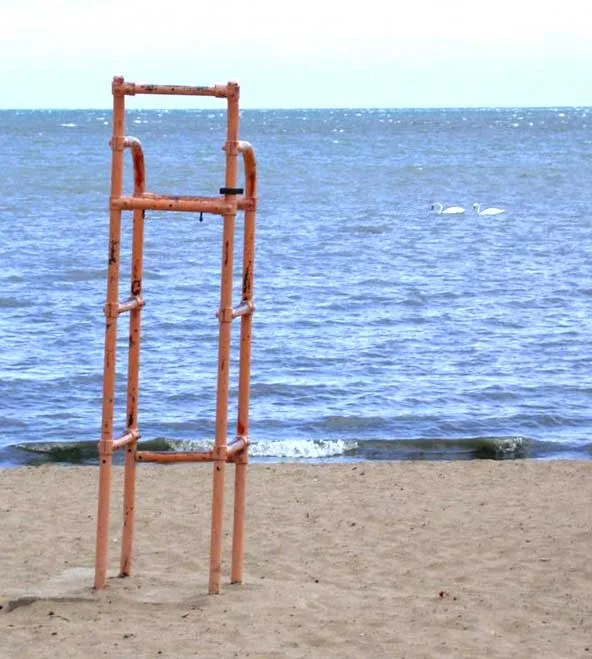 Public beach in St. Clair Shores (taken Sept. 28, 2004) © 2004 Matthew Trump