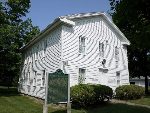 The Vermontville Academy located on N. Main St, Vermontville, MI