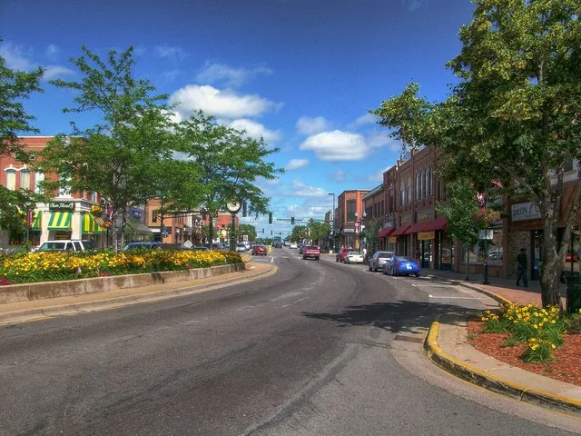 Downtown Anoka, Minnesota, July 2009