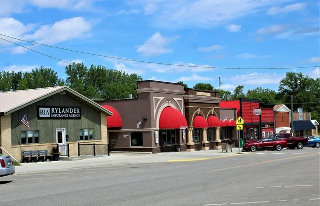 Main Street in Ashby, Minnesota
