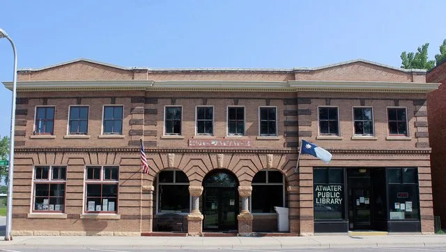 Atwater City Offices and Public Library, Atwater, Minnesota - Former Hotel Atwater
