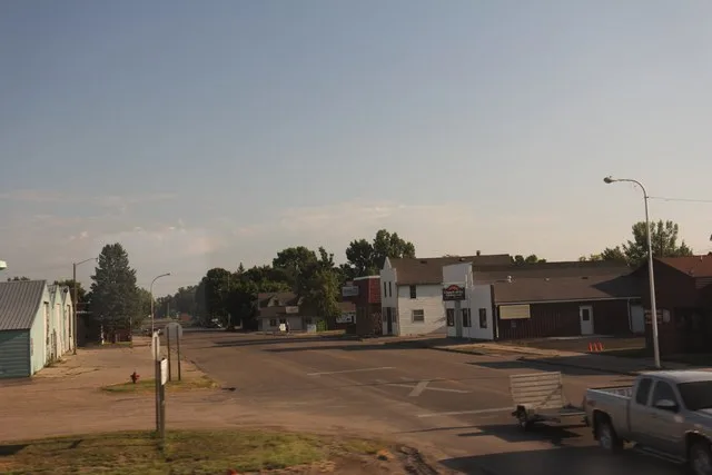 Downtown Audobon, MN.