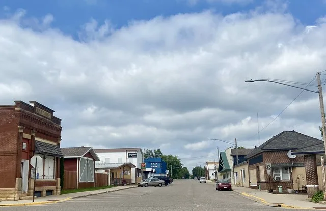 Second Avenue, looking north Bertha, Minnesota, United States