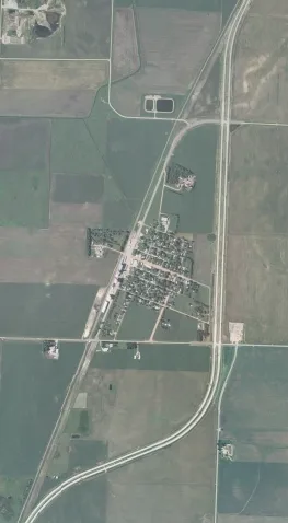 Bigelow, Minnsota, satellite photo This is an EROS photo by the USGS